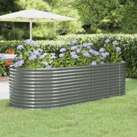 Gossi strat inaltat gradina 249x100x68 cm otel vopsit electrostatic