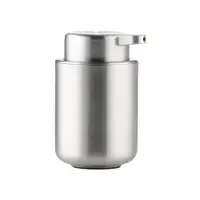 Dozator de săpun lichid argintiu mat din oțel inoxidabil 250 ml Ume Steel – Zone
