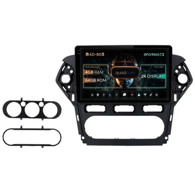 Navigatie 2K Ford Mondeo (2011-2013), Android, S-Quadcore 4GB RAM + 64GB ROM, 9.5 Inch - AD-BGS90042K+AD-BGRKIT128