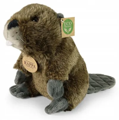 Jucărie de pluș Rappa Eco friends - Castor, 22 cm
