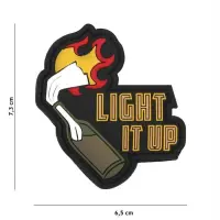 Patch Light it up Molotov velcro 3D - Default Title