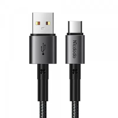 Cablu Date si Incarcare USB-A - USB-C McDodo CA-3590, 100W, 1.2m, Negru