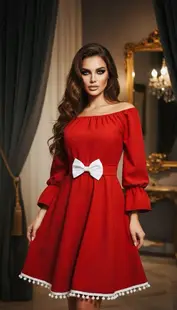 Rochie Traditionala Stilizata Bianca