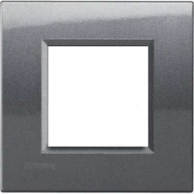 Rama ornament 2 module Bticino Living Light LNA4802AC, otel