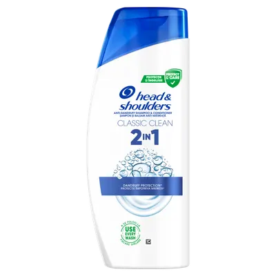 Sampon pentru par normal anti-matreata Classic Clean 2 in 1, 625ml, Head&Shoulders