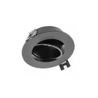 Spot - Ceiling spot light fixture LINTO, IP20, round, Ø90x29mm, black