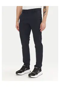 Pantaloni barbati - slim fit - bleumarin - poliamida -