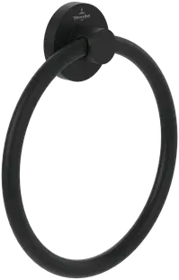 Suport prosop 164x32x185mm, rotund, negru mat, Villeroy Boch Elements - Tender