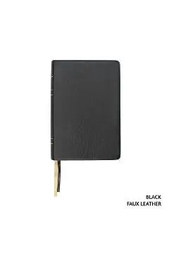 Legacy Standard Bible, Large Print Wide Margin, Paste-Down Black Faux Leather