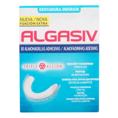 Tampoane Adezive pentru Danturi Algasiv ALGASIV INFERIOR (30 uds)