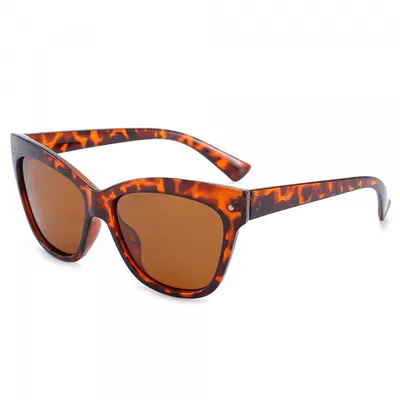 Ochelari De Soare Dama Techsuit OD8155-C3, Polarizati, Protectie UV, Negri Maro