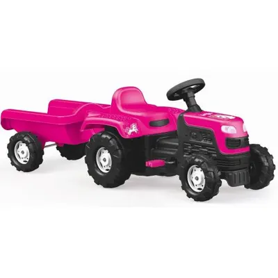Tractor cu pedale si remorca - unicorn
