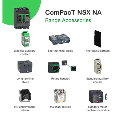 Intreruptor CompPacT NSX250NA, 3 poli, 250A, AC22A, AC23A
