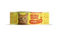 Conserva pentru pisici Miau Miau Mousse cu pui 80 gr