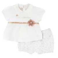 Costumas tricou si pantaloni Chicco, Alb 2, 75805-66MFCI