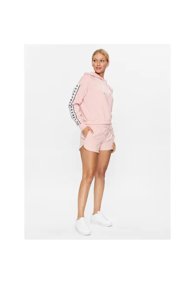 Pantaloni scurti sport dama - 303373085 - Bumbac - Coral
