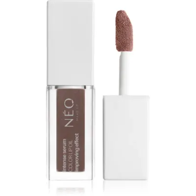 NEO MAKE UP Intense Serum Color Lip Oil Ruj de buze lichid, de lunga durata culoare 02 Rose Nude 4.5 ml
