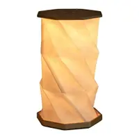 Decorațiune luminoasă maro cu USB ø 12 cm Twist Hexagon – Gingko