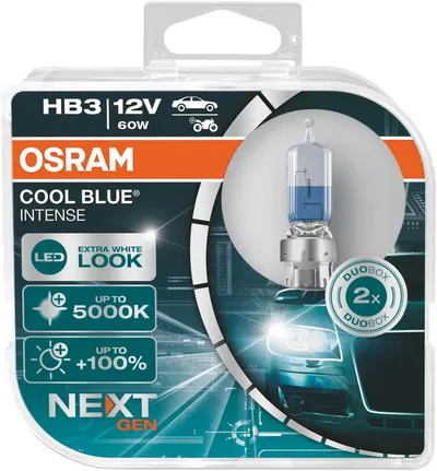 Becuri auto Osram - HB3, 9005CBN, Cool Blue Intense