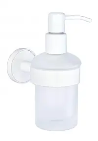 Dozator pentru săpun lichid Inter Ceramic - Lusso, pentru perete , White Matt