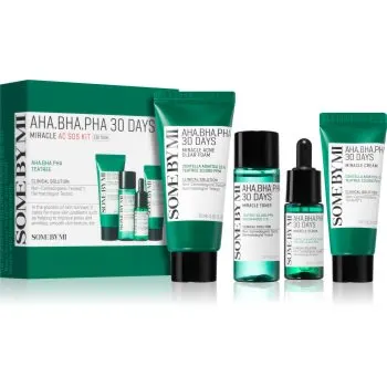 Some By Mi AHA∙BHA∙PHA 30 Days Miracle AC SOS Kit set cadou impotriva acneei
