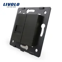 Modul Priza simpla rețea calculator, RJ45 Negru