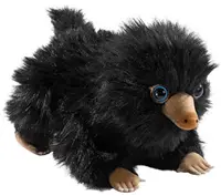 Figurină de plus Noble Collection Movies: Fantastic Beasts - Black Baby Niffler, 20 cm
