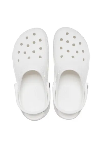 Saboti Women's Classic Platform Clog 42-43 EU - W11 US Alb - White