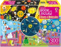 Puzzle Usborne din 300 piese - Atomi și molecule