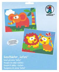 Set de 2 planșe de colorat cu nisip