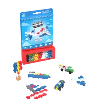 Set de Activitati Plus-Plus, 125 piese, Mijloace de transport