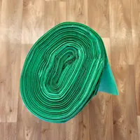 Folie construcții 4 x 25m - 100 mp - 100 microni, verde, rLDPE reciclat 100 mp