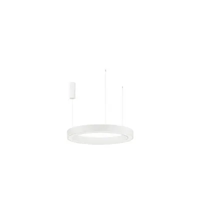 Lampa suspendata MORBIDO Nisipiu Alb Aluminiu & Acrylic LED 60 Wat 230 Volt 3116Lm 2700K - 4000K IP20 Included Remote Control