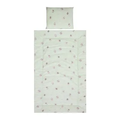 Lenjerie de pat Lorelli Classic Cosy 3 piese Green Friends