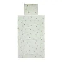 Lenjerie de pat Lorelli Classic Cosy 3 piese Green Friends