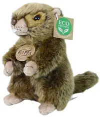 Jucărie de pluș Rappa Eco Friends - Mormot, în poziție verticală, 17 cm