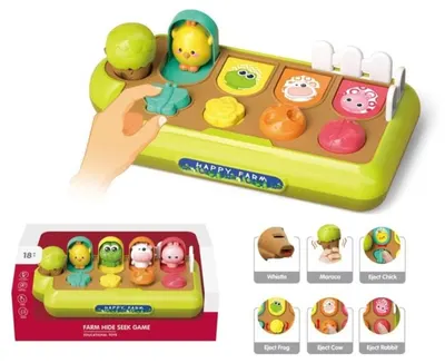Jucărie interactivă pentru bebeluși Raya Toys - Fermă