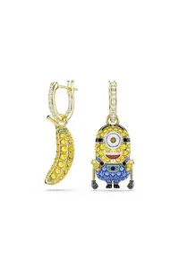 Swarovski cercei pentru femei placați cu aur cu cristal Swarovski MINIONS