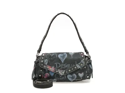 Geanta DESIGUAL bleumarin, SAXA57, din material textil