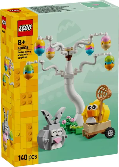 LEGO® Iconic - Iepuras si vanatoare de oua de Paste (40808)