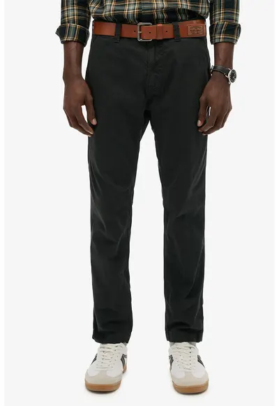 Pantaloni chino drepti Utility - Gri inchis