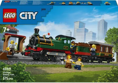 Constructor LEGO City - Tren cu aburi retro (60511)