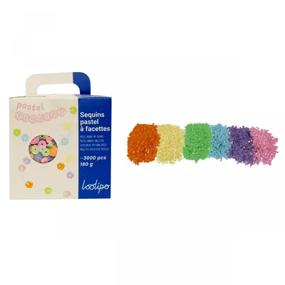 Set de 3000 de paiete în culori pastel
