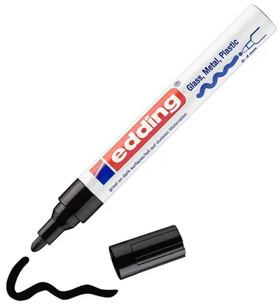 Marker permanent Edding 750 - negru