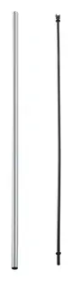 Teava de dus Grohe 48514000, montaj RetroFit, compatibil sisteme dus Grohe, 1140 mm, Crom