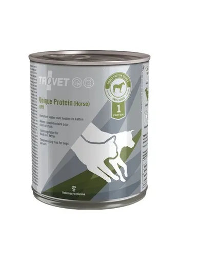 TROVET Unique Protein Horse UPH 12x800 g hrana monoproteica pisici si caini