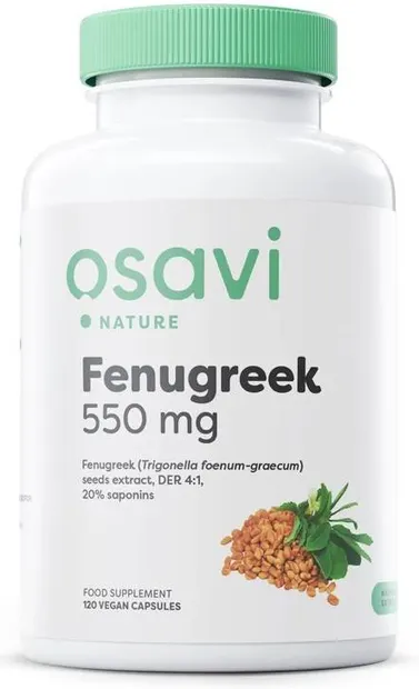 Fenugreek, 550 mg, 120 capsule, Osavi