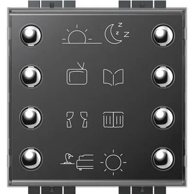 Comanda 8 butoane de ac tionare LiVinglight MyHOME BUS