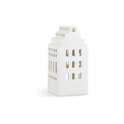Sfeșnic din ceramică Kähler Design Urbania Lighthouse Manor, alb