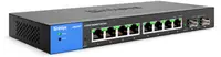 Comutator Linksys - LGS310C, 8 porturi, 2 porturi SFP, negru